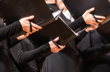 Choir singing